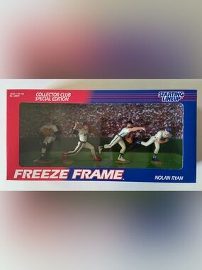 1995 Starting Lineup Nolan Ryan Freeze Frame Figures • Kenner • New • Baseball